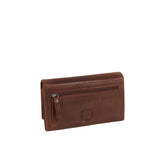 Mustang La Spezia Wallet Damski Skórzany Portfel Premium Pojemny Na Karty Skóra Cognac 06.100931